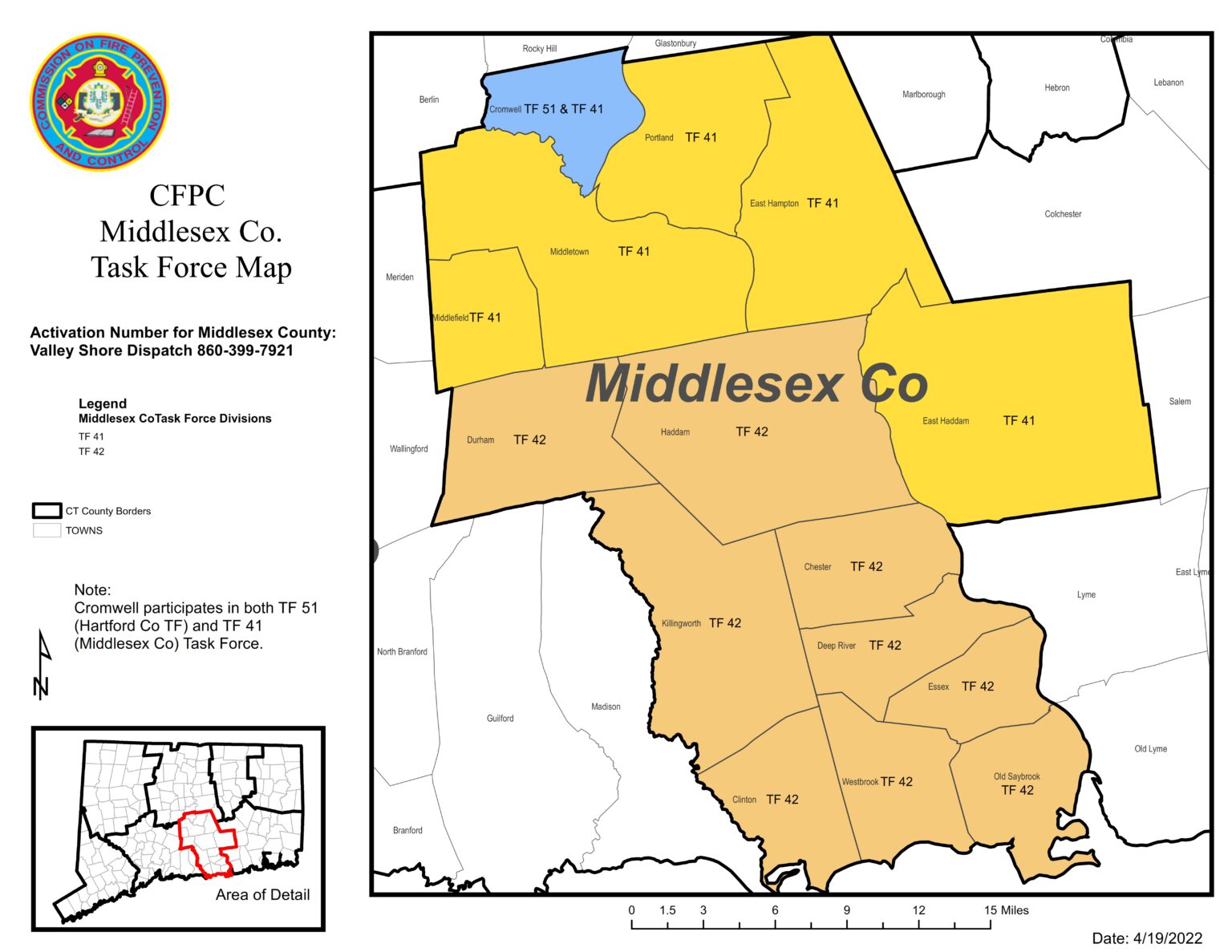 Middlesex County Task Force Map